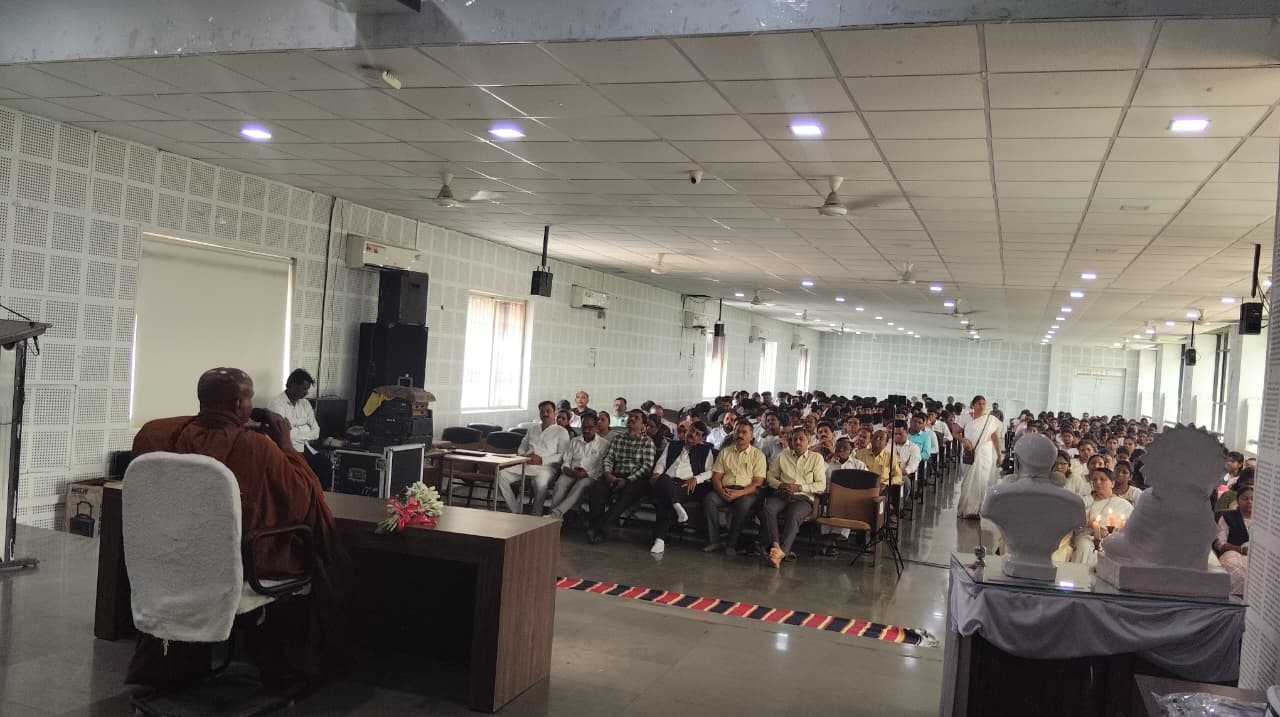 Dhammadesna by Pujya Bhadant Payyaratna Thero Marks Spiritual Beginning of 135th Bhim Jayanti.