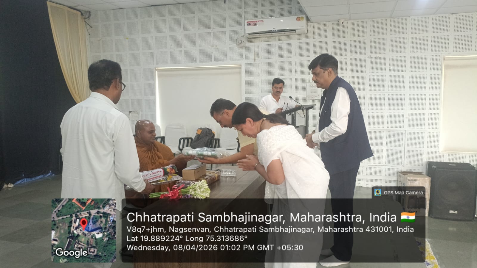 Dhammadesna by Pujya Bhadant Payyaratna Thero Marks Spiritual Beginning of 135th Bhim Jayanti.